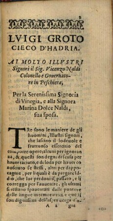 Il Pentimento amoroso : Favola pastor.