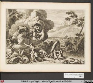 Apollon et Diane massacrent les Niobides.