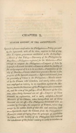 Chapter X. Spanish history of the archipelago