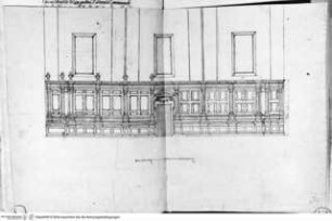 Piena relazione sulla fabbrica (Opus Architectonicum MS), Entwurf der Sakristeischränke des Oratorio di San Filippo Neri