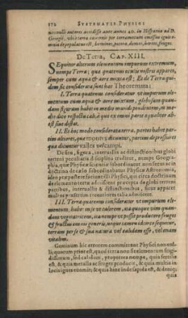De Terra, Cap. XIII.