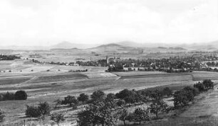 Eibau. Blick von der Röthemühle auf Eibau