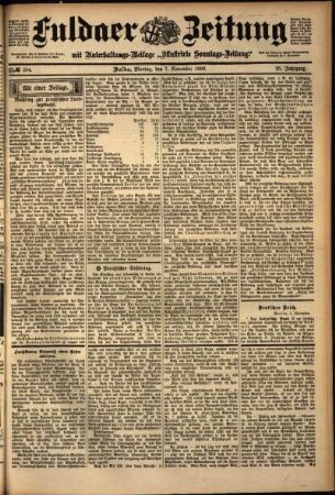 Ausgabe vom Montag, den 07. November 1898.