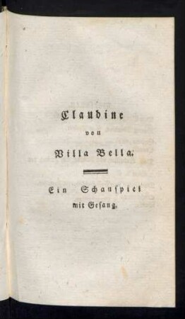 Claudine von Villa Bella
