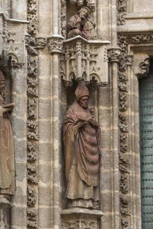 Puerta del Bautismo — Der heilige Isidor von Sevilla
