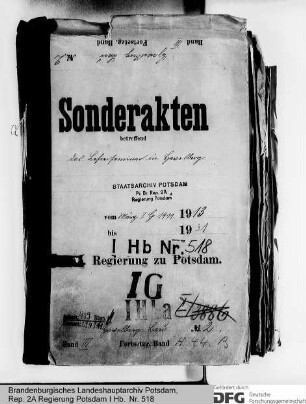 Bau und Unterhaltung des Lehrerseminars in Havelberg