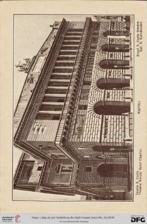 Napoli – Teatro S. Carlo – Théatre Royale Saint Charles. – Royal S. Carlo théatre. – Kgl. S. Karl-théater.