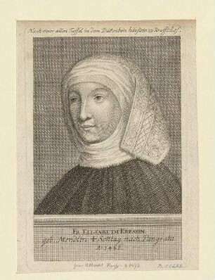 Elisabeth Kress, geb. Mendel; gest. 1446