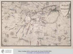Schlacht bei Dennewitz den 6ten September 1813. Gest.von Carl Mare. Aufgen.durch Hauptmann [Karl F.] von Rau. Berlin: Hampe, 1821.