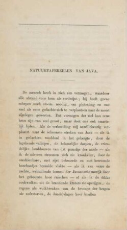 Natuurtafereelen van Java