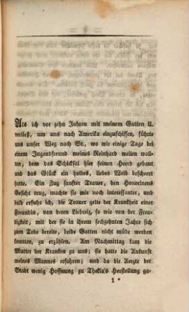 Auswahl aus Fanny Tarnow's Schriften, 1. Thekla