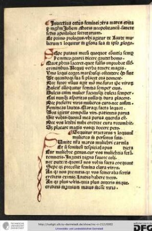 Sepe putans mecum quoquot convitia semper femineo genrei dicere gaudet homo...