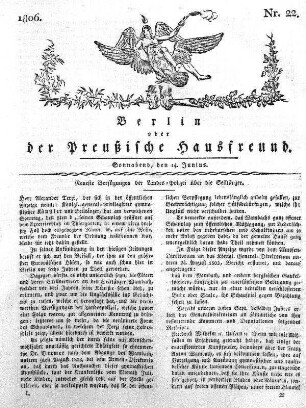 Nr. 22., 14. Junius 1806