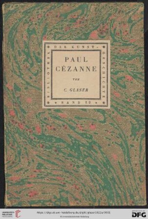 Band 50: Bibliothek der Kunstgeschichte: Paul Cézanne