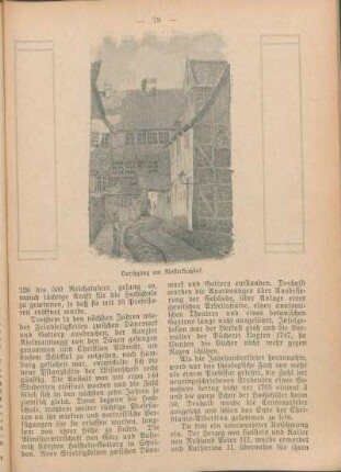 Durchgang am Klosterkirchhof.