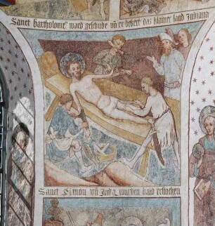 Apostel und Heilige — Apostelmartyrien — Geißelung des Bartholomäus