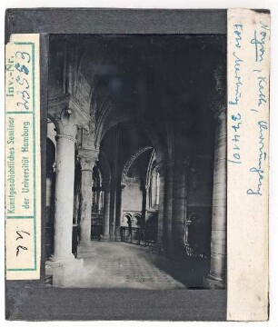 Noyon: Kathedrale, Innenraum, Chorumgang