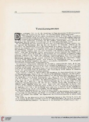 Versicherungswesen