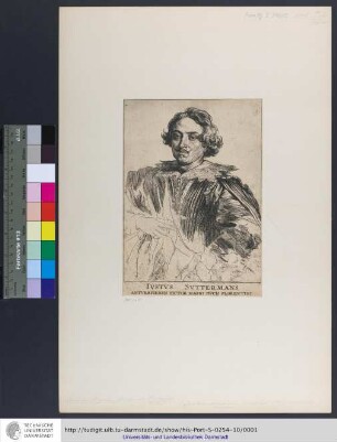 Ivstvs Svttermans : Antverpiensis Pictor Magni Dvcis Florentini