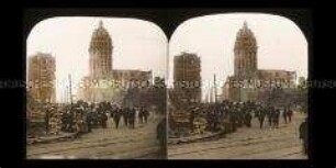 Market Street und Call Building nach dem Erdbeben, San Francisco