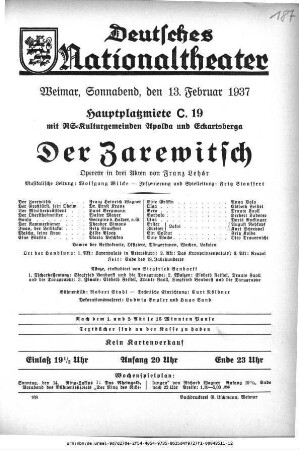 Der Zarewitsch