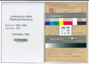 Entnazifizierung Willi Schwittek , geb. 10.03.1910 (Polizist)