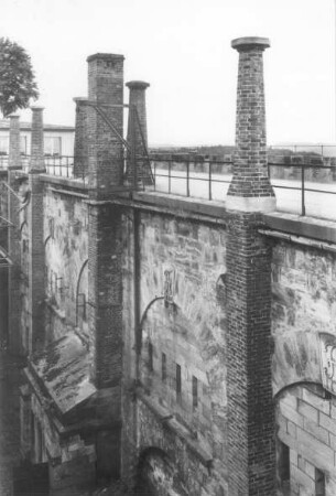 Königstein. Festung. Bäckereikasematte (nach 1589). Ansicht von Westen