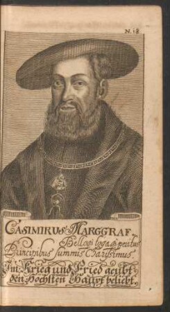 N. 18. Casimirus Marggraf.
