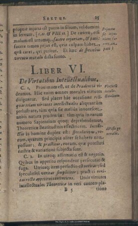 Liber VI. De Virtutibus Intellectualibus