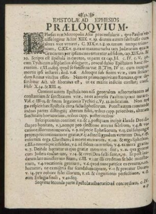 Epistolae Ad Ephesios