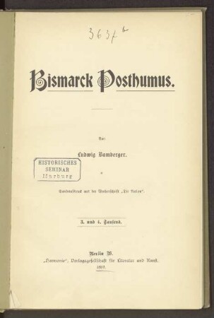 Bismarck posthumus