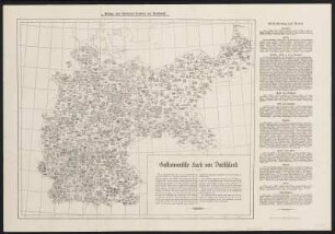 Gastronomische Karte von Deutschland, Druck, 1897 : Gastronomische Karte von Deutschland. - Leipzig : Weber , [1897]. - 1 Kt. : mehrfarb. ; 60 x 51 cm, Gesamtgr.: 84 x 58 cm. - Mit Erl. - Ohne Maßstab u. Koordinatenang. - Beil. zu: A - K, Universal-Lexikon der Kochkunst. - 1