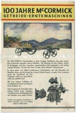 Getreidemäher und Bindemäher