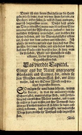 Das vierdte Capittel.