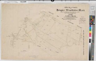 Stadtlohn (Stadtlohn), Teilung der Hengeler und Wendfelder Mark, Sektion 1 Brouillonkarte Lohner Bruch