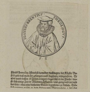 Bildnis des Ioannes Brentius