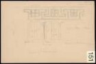 Zeichnung 151. Architekurfragment