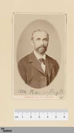 [Bildnis Albert Baur]