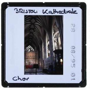 Bristol, Kathedrale : Innenansicht, Chor