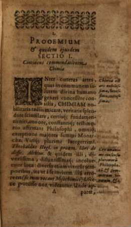 Zachariae Brendelii Med. Doct. & Prof. Publici Chimia In Artis Formam Redacta : Ubi praeter Methodum addiscendi ... Chimicas facilimam, disquisitio curata de famosissima praeparatione, Auri Potabilis instituitur