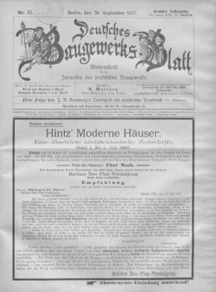 47. Jahrgang. No. 27.