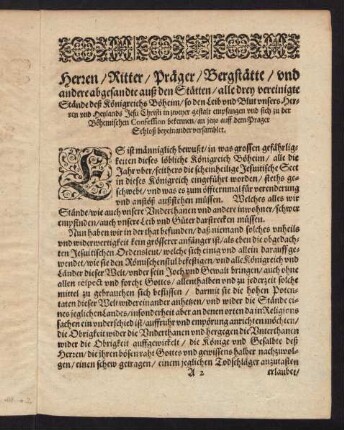 A2r-A4r, Abschrifft deß Patens