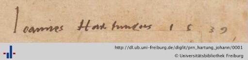 Autogramm (Aus: UB Freiburg, D 6118)