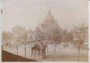 Blick von Süd-Ost auf die Synagoge. Dortmund, Am Hiltropwall