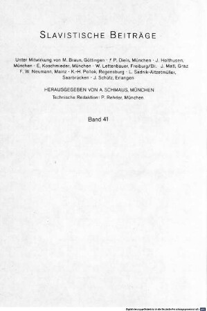 The Russian folk-tale : some structural and thematic aspects