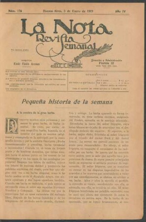 Pequeña historia de la semana