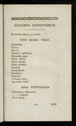 9-14, Elenchus Contentorum.