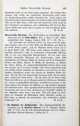 629 [Rezension] Schaeder, Erich, Geschichtlicher Teil