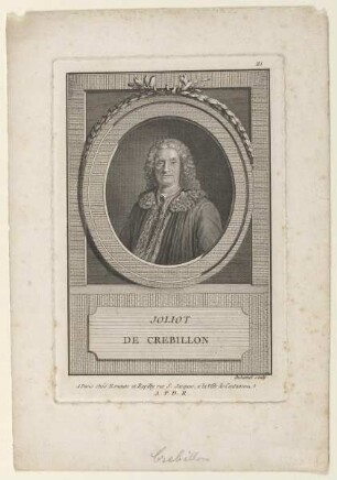 Bildnis des Joliot de Crébillon