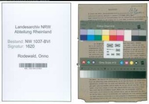Entnazifizierung Onno Rodewald , geb. 06.07.1895 (Stadtinspektor)